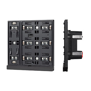 INTELLIGENT ARLIGHT Механизм панели KNX-304-22-IN Black (Bus) (IARL, IP20 Пластик) | Arlight 051688