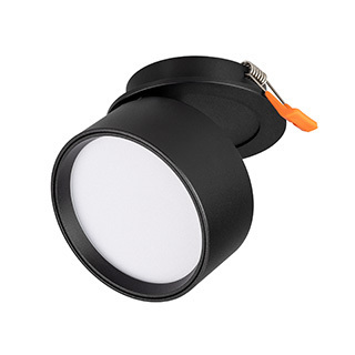 Светильник LGD-POT-BUILT-R85-12W Warm3000 (BK, 100 deg, 230V) (Arlight, IP44 Металл) | Arlight 045776