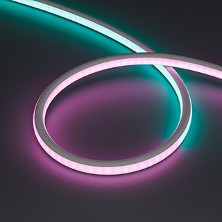Лента герметичная SPI-WAVE-TOP-G200-18x15mm 24V RGB PX2 (26 W/m, IP54, 5m, wire x1) (Arlight, Вывод прямой) | Arlight 052418