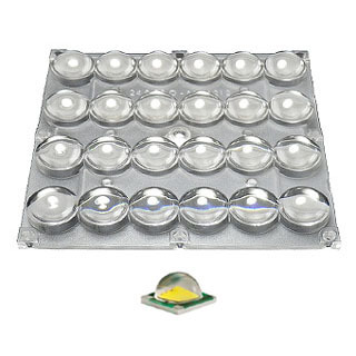 Блок линз 24B70-M120х120 (70°, 24x LED) (Turlens, -) | Arlight 016077