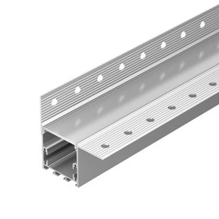 Профиль с экраном SL-LINIA32-FANTOM-EDGE-2500 ANOD+FROST (Arlight, Алюминий) | Arlight 031375