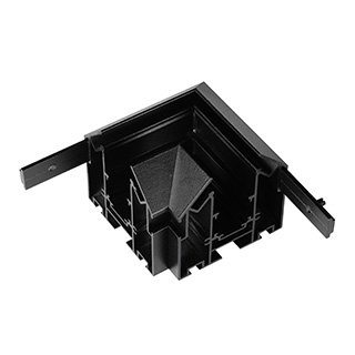 Коннектор угловой MAG-ORIENT-CON-2653-STR-G-L90 (BK) (Arlight, IP20 Металл) | Arlight 054168