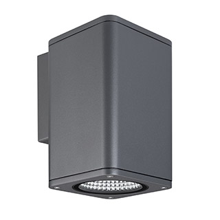 Светильник LGD-EVO-WALL-S100x100-12W Warm3000 (GR, 44 deg, 230V) (Arlight, IP54 Металл) | Arlight 046193