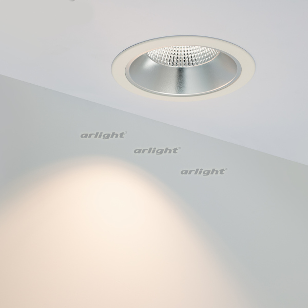 Светильник LTD-LEGEND-R115-10W White6000 (WH, 50 deg) (Arlight, IP20 Металл) | Arlight 027315(1)