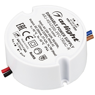 Блок питания ARJ-KE42350-PFC-TRIAC-R (15W, 350mA) (Arlight, IP44 Пластик) | Arlight 028269