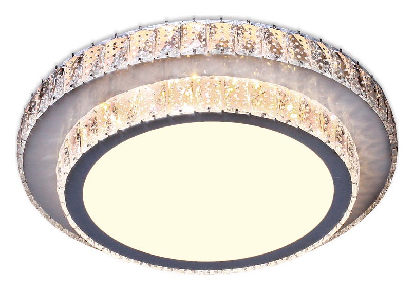 Накладной светильник Ambrella Orbital Crystal F94 CH/CL 48W D490 | Ambrella AMBRF94CHCL48WD490