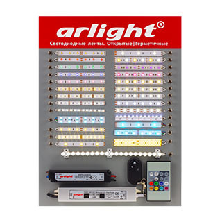 Стенд-мини 30х40 светодиодных лент 220В (Arlight, -) | Arlight 017105