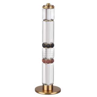 5455/15TL L-VISION ODL_EX26 043 сатин.латунь/терракот/черный Настольная лампа LED 15W 4000K COLLIER | Odeon Light OL5455/15TL