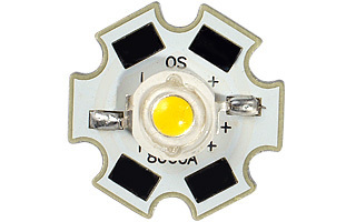 Мощный светодиод OS-Star-5W WHITE 6500K (ANR, STAR type) | Arlight 012803