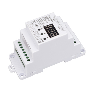 Декодер SMART-K23-DMX512-DIN (12-24V, 3x6A) (Arlight, IP20 Пластик) | Arlight 027126