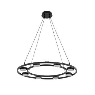 8340/8 MODERNI черный, металл Люстра подвесная LED GX53 8*7W 220V TORINA | Lumion LN8340/8