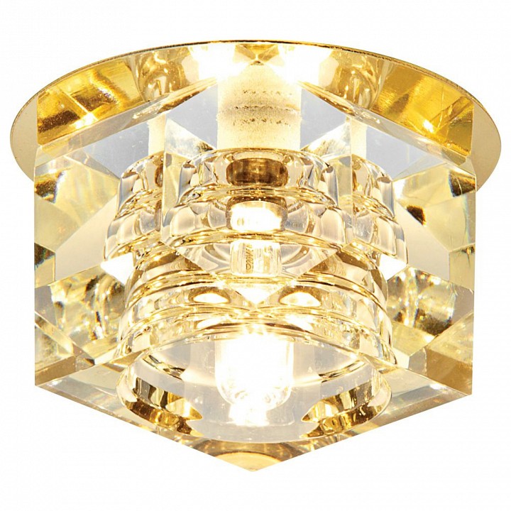 Встраиваемый светильник Ambrella Light Dising D605 D605 CL/G | Ambrella Light AMBRD605CLG