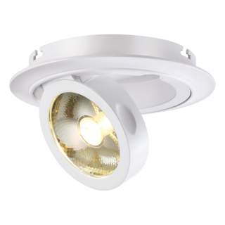 357705 SPOT NT18 260 белый Встраиваемый светильник IP33 LED 3000K 10W 220-240V RAZZO | Novotech NT357705