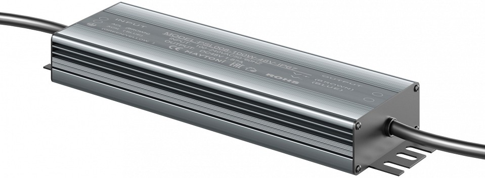 Блок питания с проводом Maytoni Power Supply Magnetic PSL008-100W-48V-IP67 | Maytoni MYPSL008-100W-48V-IP67