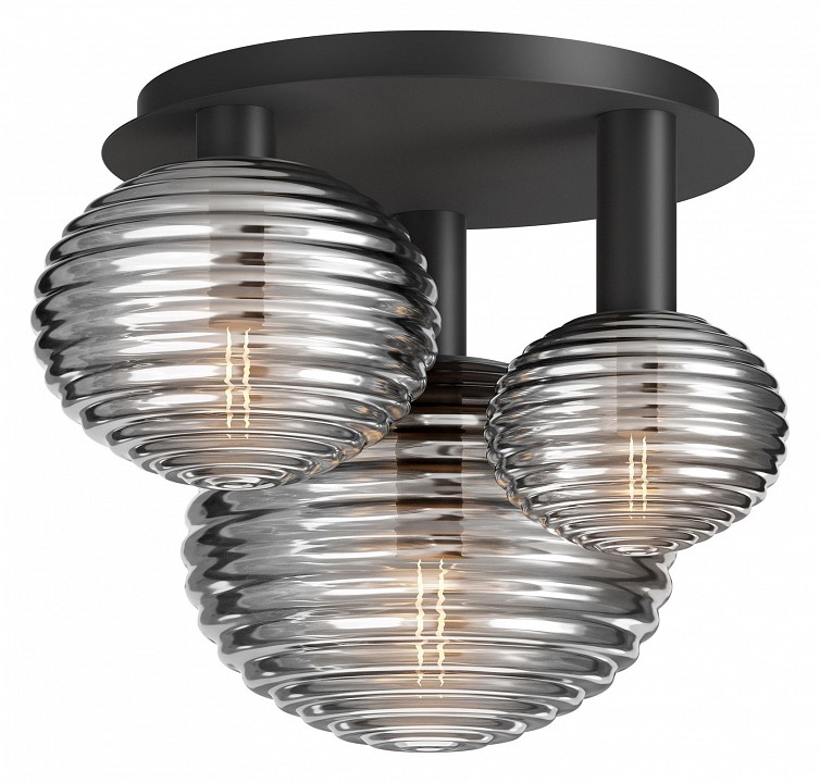 Потолочная люстра Maytoni Halo MOD268CL-03B | Maytoni MYMOD268CL-03B