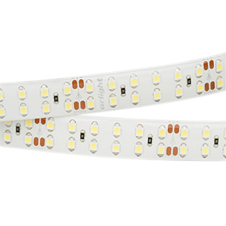 Лента RTW 2-5000SE 24V White 2x2 (3528, 1200 LED, LUX) (Arlight, 19.2 Вт/м, IP65) | Arlight 014720(B)