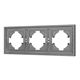 Рамка пластиковая FRM-TENDO-PL-3-GR (Arlight, -) | Arlight 053845