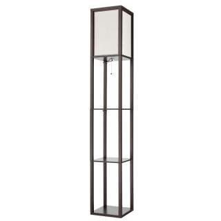 8090/1F COMFI LN25 361 кофейный/белый, дерево/текстиль Торшер Е27 1*60W 220V PRACTIC | Lumion LN8090/1F