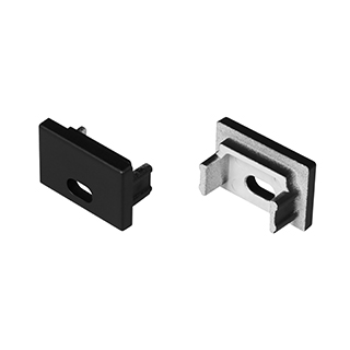 Заглушка SL-SLIM15-H10 BLACK с отверстием (Arlight, Пластик) | Arlight 058492