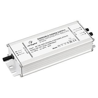 Блок питания ARPV-UH12150-PFC-DALI-PH (12V, 12.5A, 150W) (Arlight, IP67 Металл, 7 лет) | Arlight 025746