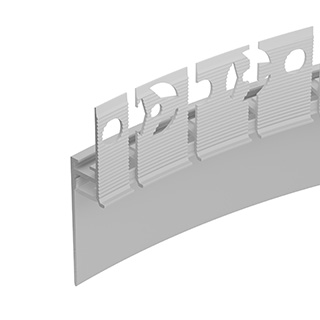 Профиль PLINTUS-FANTOM-BENT-H35-SIDE-2000 WHITE (Arlight, Алюминий) | Arlight 043675