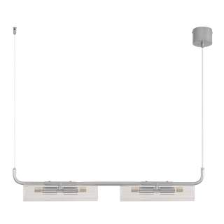 8258/4 SUSPENTIONI LN26 серебро/прозрачный, металл/стекло Подвес G9 4*20W 220V TORONTO | Lumion LN8258/4