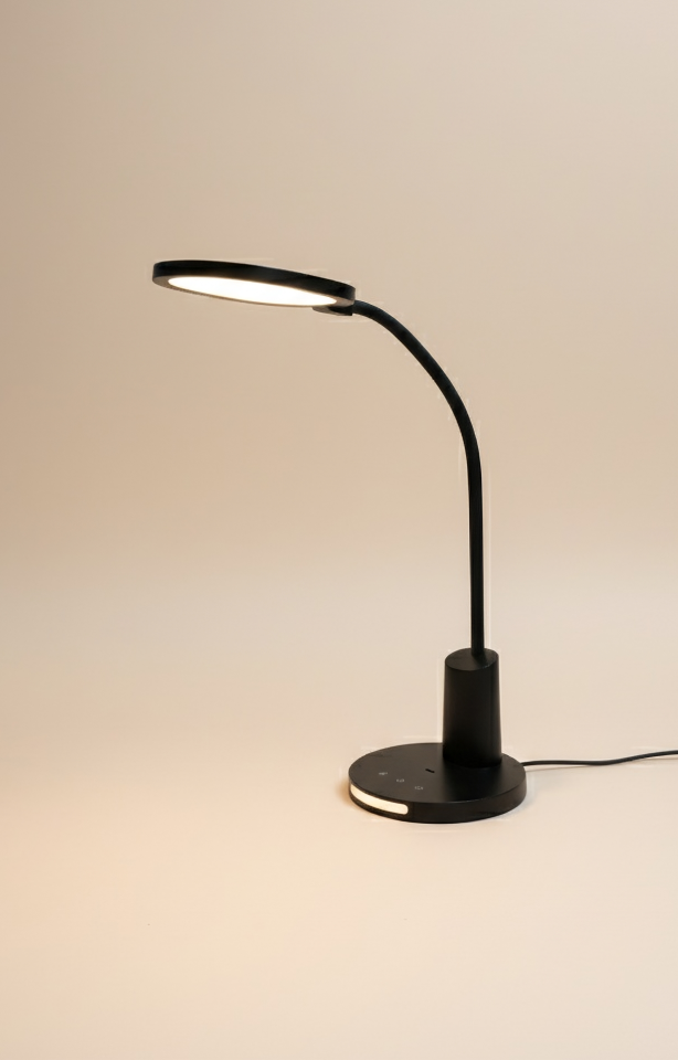 Светодиодный настольный светильник NOVOLAMPA Модель LA-D628, Арт. LAD628B (230В, 12Вт, 750Лм, 2700–6500К, IP20, Черный)