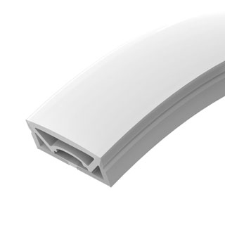 Силиконовый профиль WPH-FLEX-5025-TOP-S23-10m WHITE (Arlight, Силикон) | Arlight 050136