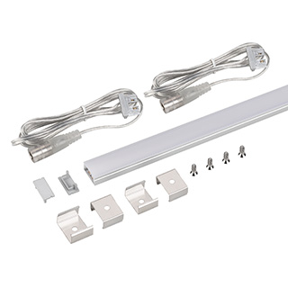 Набор для светодиодной подсветки ARL-KIT-SLIM-FC 24V Day4000 (14 W/m, IP20, 2m) (Arlight, Алюминий+пластик) | Arlight 053437