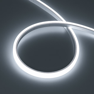 Лента герметичная WAVE-TOP-PU-A144-10x10mm 24V White5700 (5 W/m, IP68, 3m, wire x1) (Arlight, Вывод боковой) | Arlight 052595