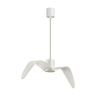 4904/1C PENDANT ODL22 333 белый/стекло Подвес GU10 1*5W BIRDS | Odeon Light OL4904/1C