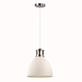 3323/1 PENDANT ODL17 378 белый/никель Подвес E27 60W 220V VIOLA | Odeon Light OL3323/1