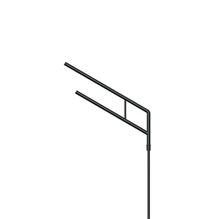 Кронштейн OXOR-SG2-1300x108-L1500 BLACK (Arlight, Сталь) | Arlight 051651