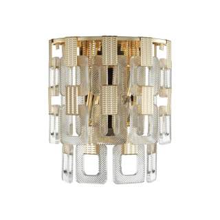 4989/2W HALL ODL22 553 золотой/стекло Бра E14 2*40W BUCKLE | Odeon Light OL4989/2W