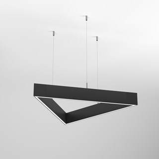 Светильник ALT-LINEAIR-TRIANGLE-FLAT-UPDOWN-DIM-1375-130W Day4000 (BK, 100 deg, 230V) (Arlight, IP20 Металл) | Arlight 032995