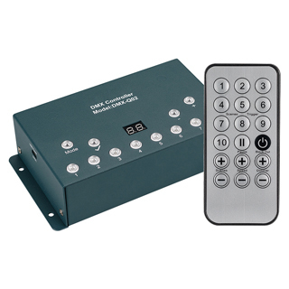 Контроллер DMX-Q02A (USB, 512 каналов, ПДУ 18кн) (Arlight, IP20 Металл) | Arlight 023739