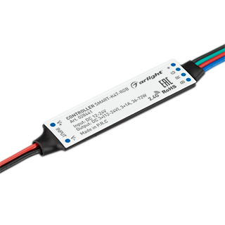 Контроллер SMART-K47-RGB (12-24V, 3x1A, 2.4G) (Arlight, IP20 Пластик) | Arlight 028441