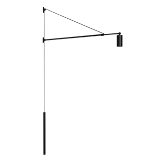 Светильник SP-KANEL-WALL-6W Warm3000 (BK, 36 deg, 230V, TELESCOPIC) (Arlight, IP20 Металл) | Arlight 059601
