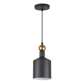 4085/1 PENDANT ODL19 495 темн.серый/золотой Подвес Е27 1*40W 220V BOLLI | Odeon Light OL4085/1