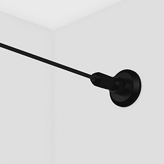 Лента-трос STINGRAY-R2-RT-A120 24V BLACK Day4000 (9.6 W/m, IP20, 5m) (Arlight, Сталь+Алюминий) | Arlight 053580(1)