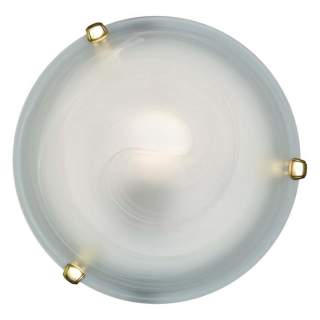 353 золото GLASSI SN 114 Светильник стекло/белое E27 3*100Вт D500 DUNA | Sonex SN353 золото