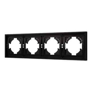 Рамка пластиковая FRM-TENDO-PL-4-BK (Arlight, -) | Arlight 053848