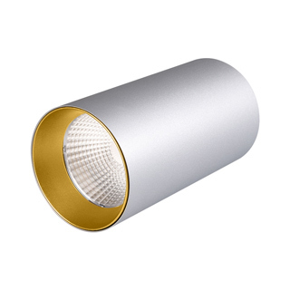 Светильник накладной SP-POLO-R85-1-15W Day White 40deg (Silver, Gold Ring) (Arlight, IP20 Металл) | Arlight 022970