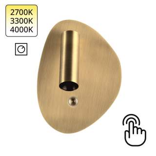 7185/9WLU УЦЕНКА(НЕВОЗВРАТНЫЙ ТОВАР) HIGHTECH ODL26 471 светильник брашированная бронза/металл IP20 LED 9W 580Лм 2700K/3300K/4000K 120° 220-240V ROY | Odeon Light OL7185/9WLU