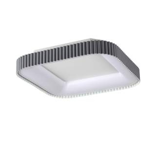 7769/56L AVRA LED SN Светильник металл/белый/серый LED 56Вт+14Вт 3000-6000K 500х500 IP43 ССТ+подсветка SHARMEL | Sonex SN7769/56L