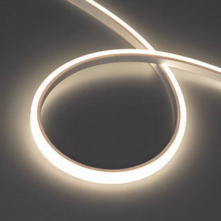 Лента герметичная WAVE-TOP-PU-A144-10x10mm 24V Warm3500 (5 W/m, IP68, 1m, wire x1) (Arlight, Вывод боковой) | Arlight 052625