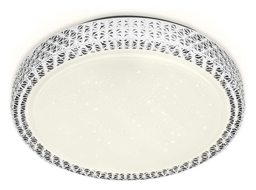 Накладной светильник Ambrella Orbital Crystal F86 WH 72W D500 | Ambrella AMBRF86WH72WD500