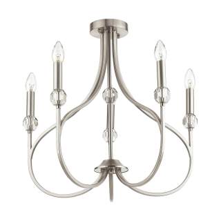 4495/5C NEOCLASSI LN26 116 никель Люстра потолочная E14 5*60W 220V MACKENZIE | Lumion LN4495/5C