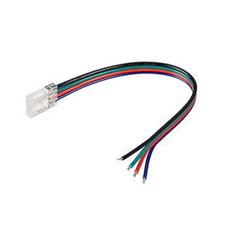 Коннектор COB-RGB-10mm-4pin-STW-L150 (Arlight, Лента-Провод) | Arlight 042064