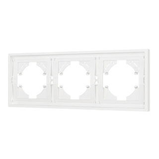 Рамка пластиковая FRM-TENDO-SFPL-3-WH (Arlight, -) | Arlight 054653